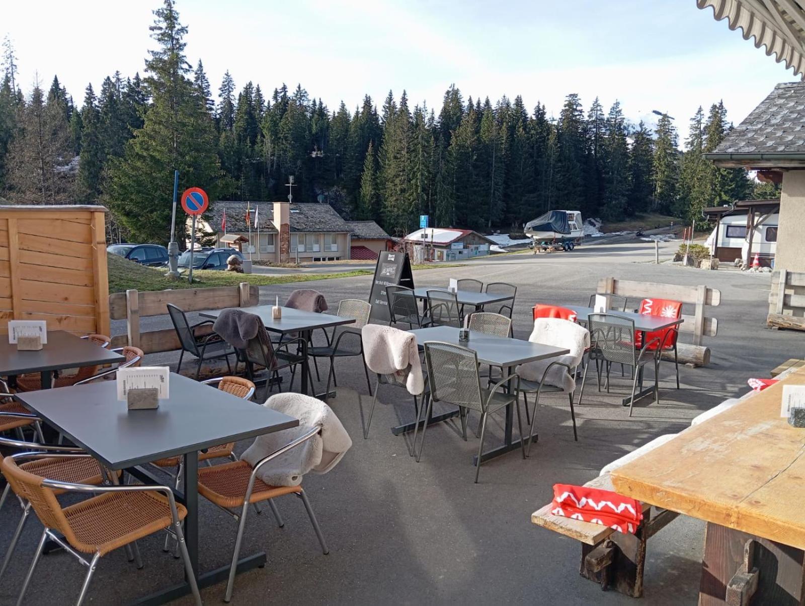 Chambre Double Doppelzimmer Camping Jaunpass Boltigen Eksteriør billede